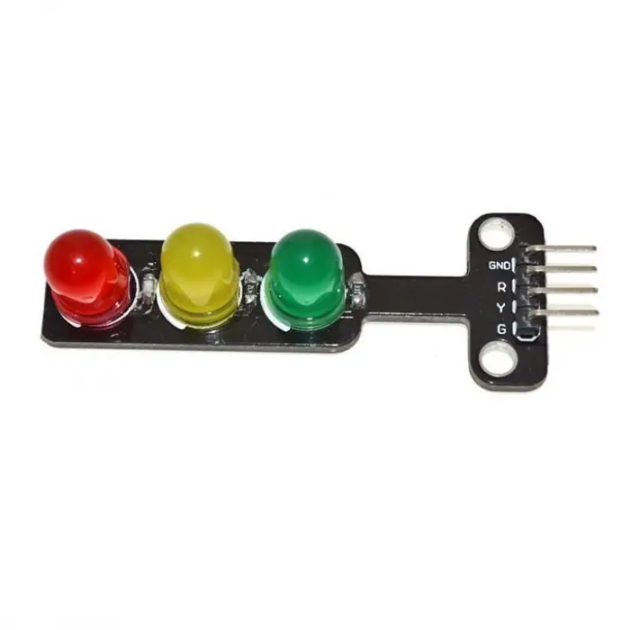 Arduino LED Trafik Lambası Modülü - 3 Renkli Sinyalizasyon Proje Kartı