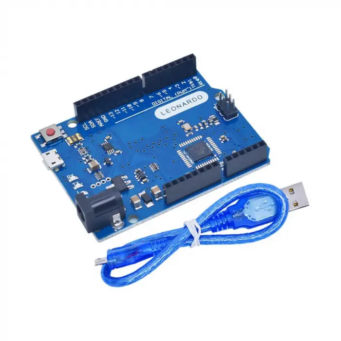 Arduino Leonardo R3 Klon (ATmega32u4) - Dahili USB ve HID Destekli Geliştirme Kartı