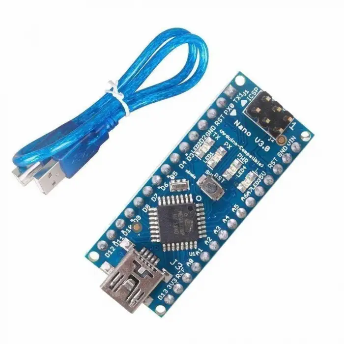Arduino Nano V3 Klon (CH340G Chip) - USB Kablo Dahil Breadboard Uyumlu Geliştirme Kartı