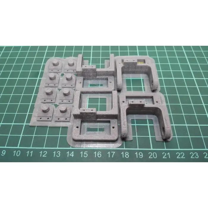 Arduino Örümcek Robot Gövde Kiti - 3D Baskı Plastik Set - Vida Seti Dahil