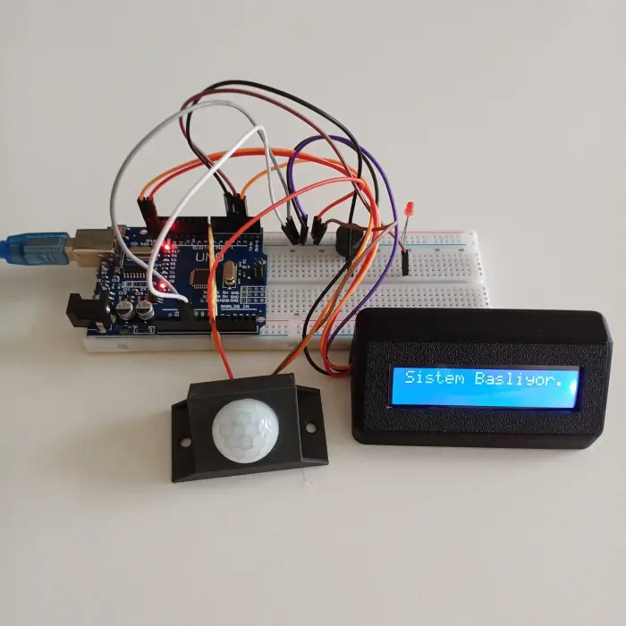 Arduino PIR Sensörlü Hareket Algılama ve Alarm Sistemi V2