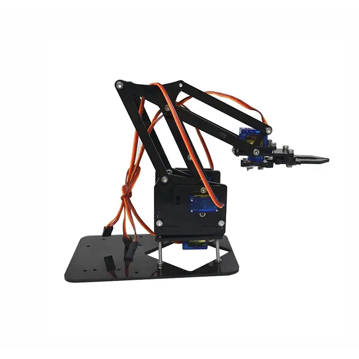 Arduino Robot Kol Kiti (Pleksi) - 35 Parça Lazer Kesim - Vida Seti Dahil