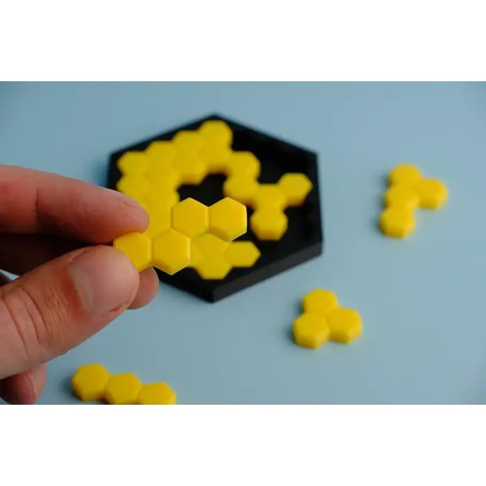 Arı Petek Bulmacası PLA Zeka Oyunu 3D Yazıcı Eğitim Puzzle