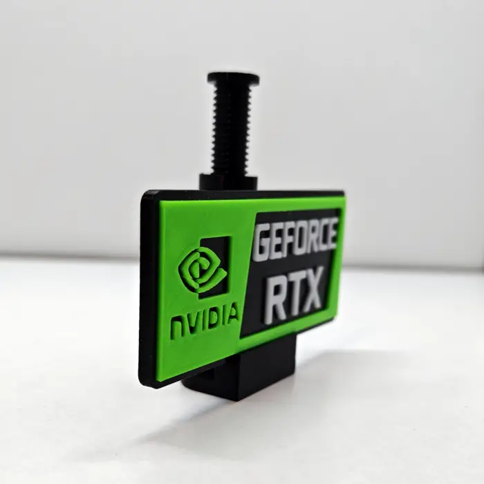 Ayarlanabilir Ekran Kartı Tutucu Nvidia GeForce RTX Logolu GPU Destek Aparatı