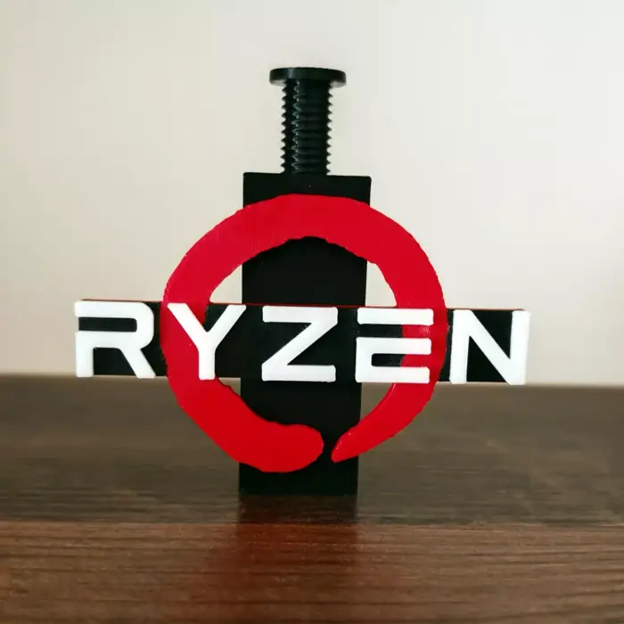 Ayarlanabilir Ekran Kartı Tutucu Ryzen Logolu GPU Destek Aparatı
