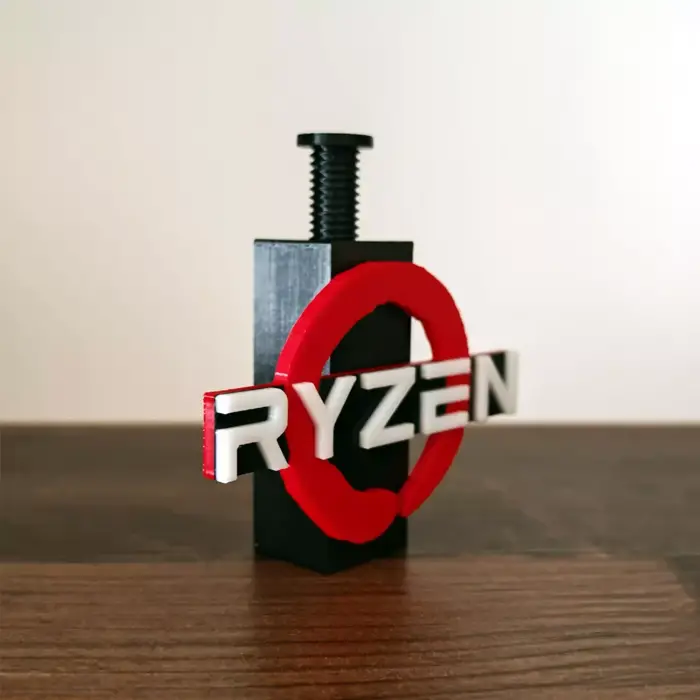 Ayarlanabilir Ekran Kartı Tutucu Ryzen Logolu GPU Destek Aparatı