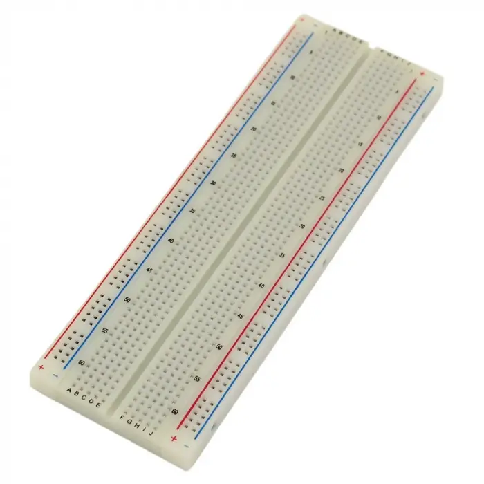 Büyük Boy Breadboard 830 Pin - Lehim Gerektirmeyen Devre Prototipleme Kartı