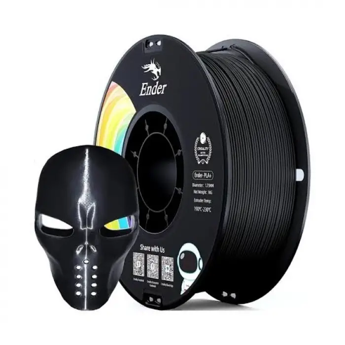 Creality Ender PLA+ Filament Siyah 1.75mm 1Kg