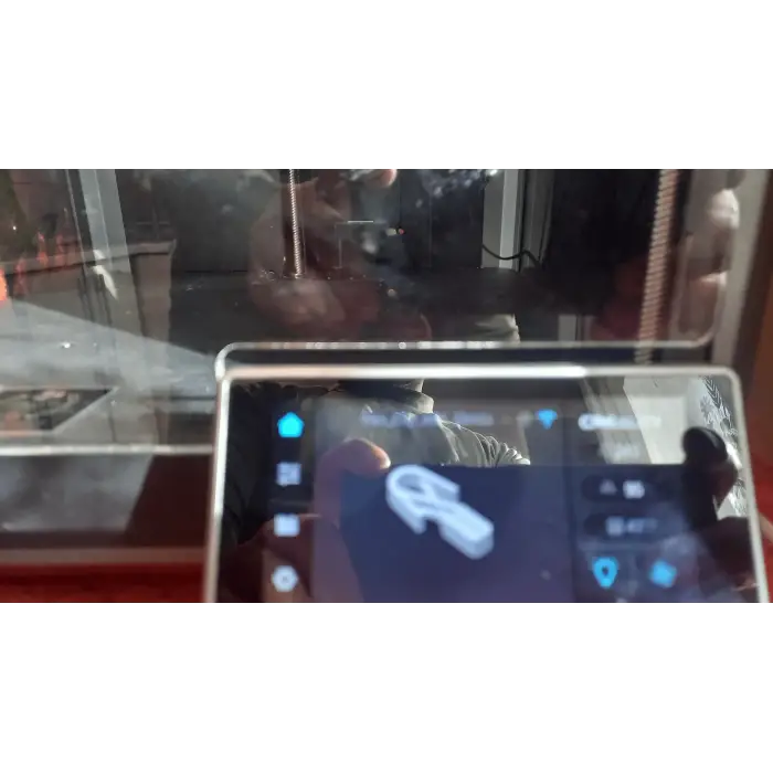 Creality K1 3D Yazıcı Ön Kapak Paneli - 3mm Darbeye Dayanıklı Pleksi (Şeffaf / Füme)