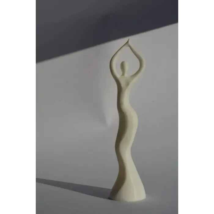Dans Eden Kadınlar Figürü 2’li PLA – Dekoratif Modern Heykel Seti