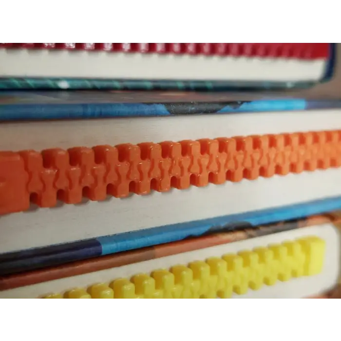Fermuar Desenli Kitap Ayracı PLA – 3D Yazıcı Bookmark
