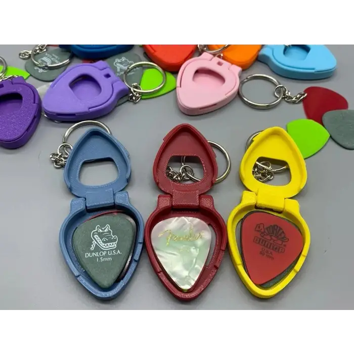 Gitar Pena Tutucu Anahtarlık PLA 3 Adet – 3D Yazıcı Pena Taşıma Aparatı