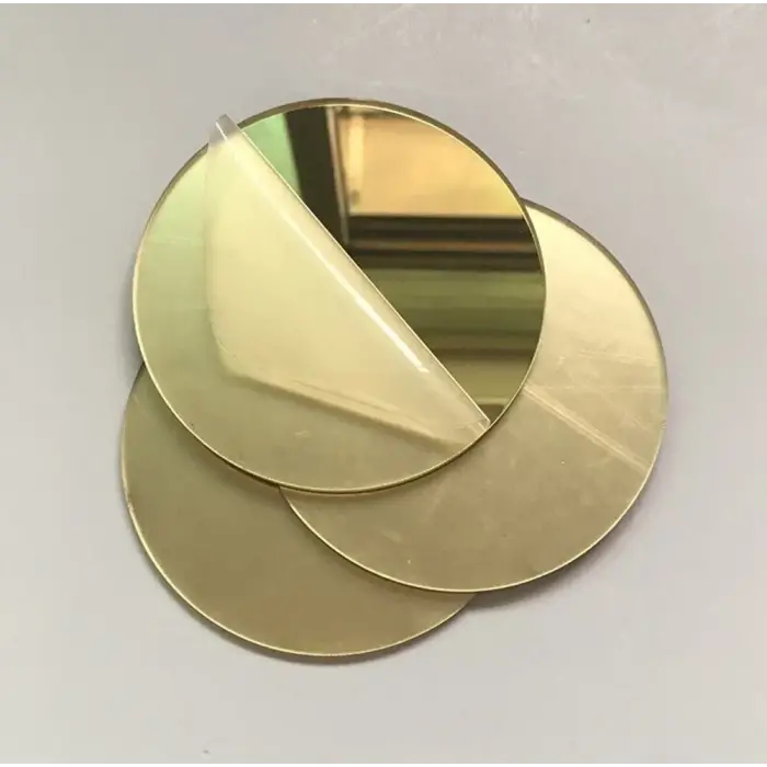 Gold & Silver Aynalı Pleksi Daire Ölçü Seçimli