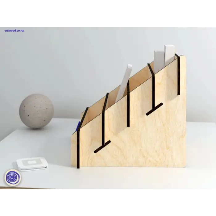 Grand-Stage Ahşap MDF 4 Katlı Teşhir Standı 26x26x26 cm