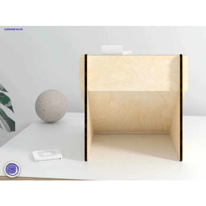 Grand-Stage Ahşap MDF 4 Katlı Teşhir Standı 26x26x26 cm
