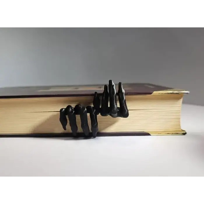 İskelet Eli Kitap Ayracı PLA – Dekoratif 3D Yazıcı Bookmark
