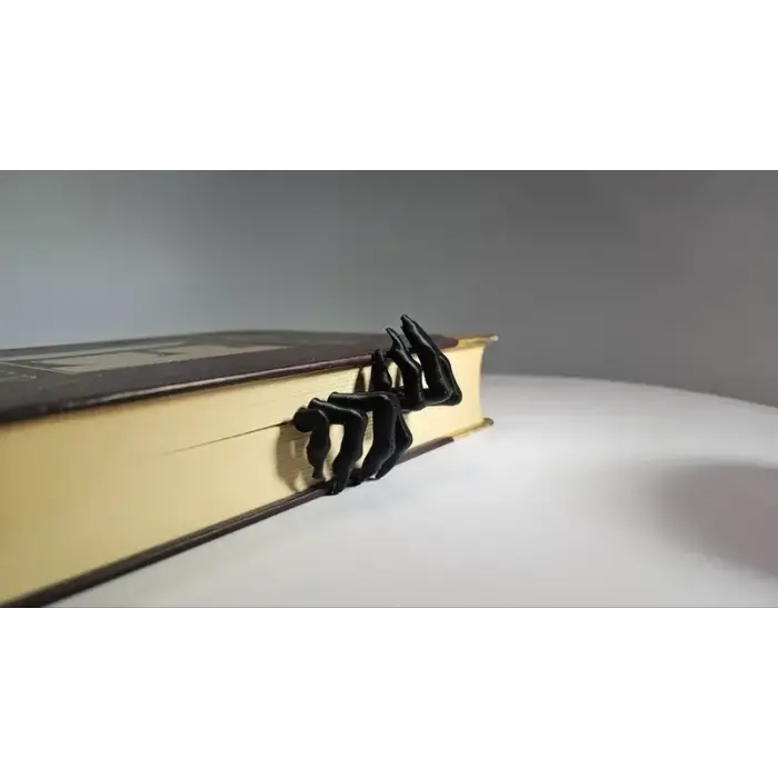 İskelet Eli Kitap Ayracı PLA – Dekoratif 3D Yazıcı Bookmark