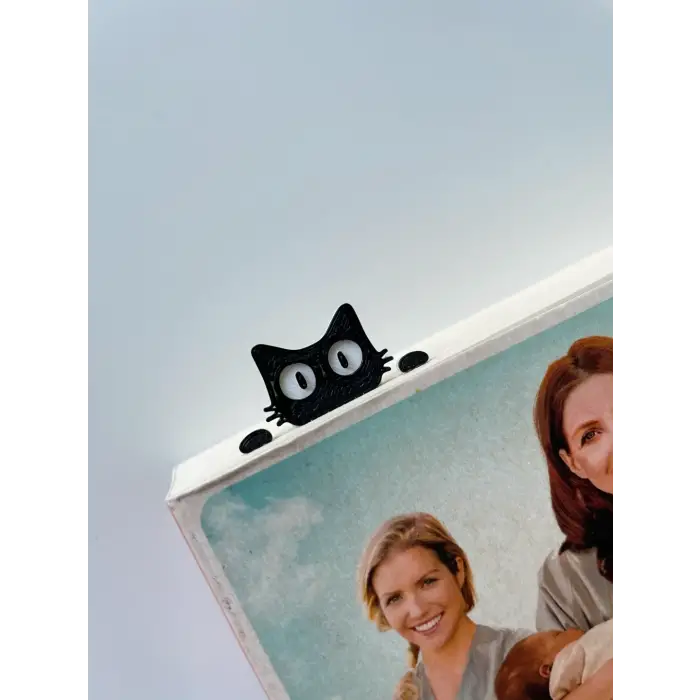 Kedi Gözlü Kitap Ayracı PLA – 3D Yazıcı Bookmark