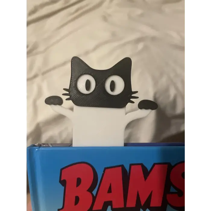 Kedi Gözlü Kitap Ayracı PLA – 3D Yazıcı Bookmark