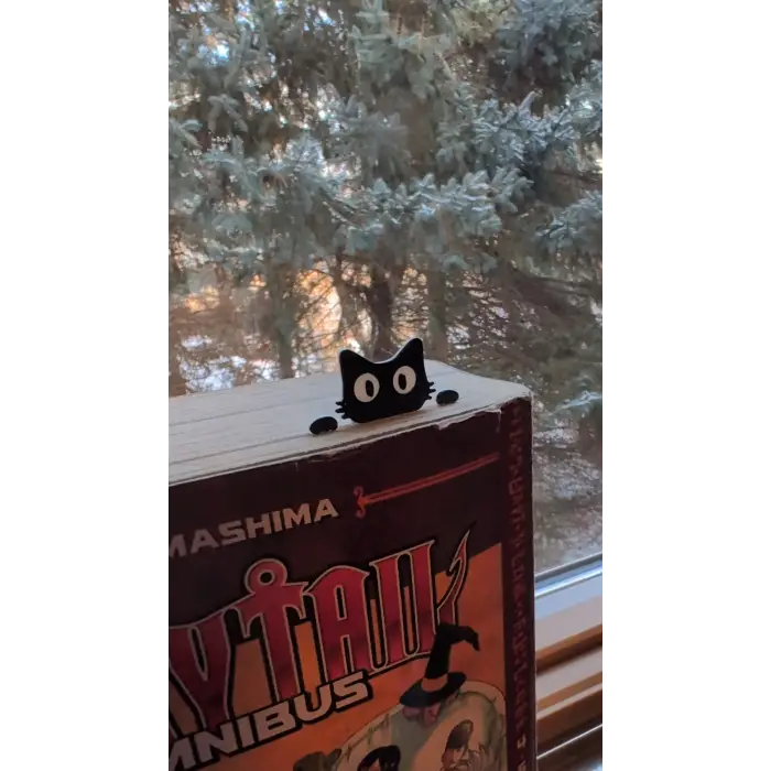 Kedi Gözlü Kitap Ayracı PLA – 3D Yazıcı Bookmark
