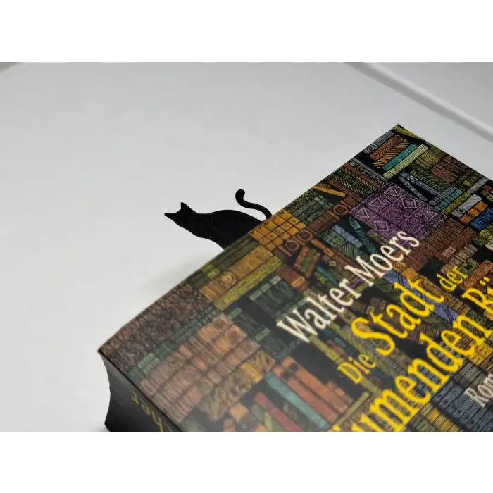 Kedi Model Kitap Ayracı 5’li Set PLA – 3D Yazıcı Bookmark