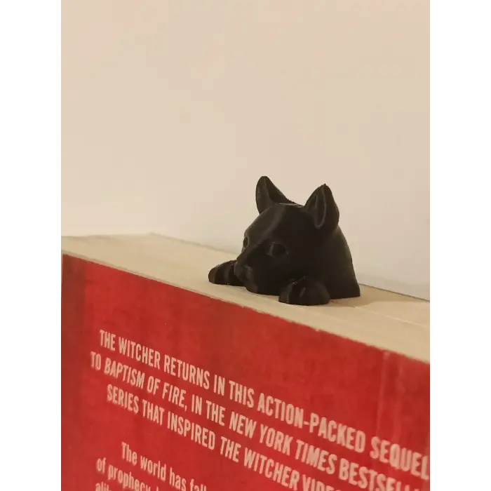 Kedi Model Kitap Ayracı PLA – Mini 3D Yazıcı Bookmark