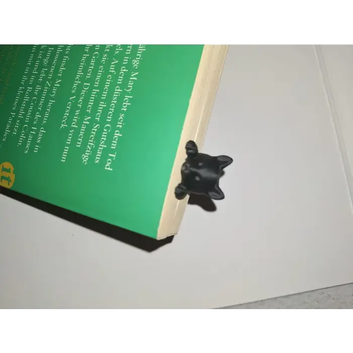 Kedi Model Kitap Ayracı PLA – Mini 3D Yazıcı Bookmark