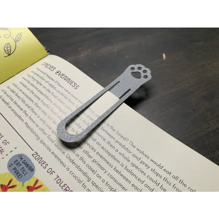 Kedi Patisi Kitap Ayracı 3’lü Set PLA – 3D Yazıcı Bookmark