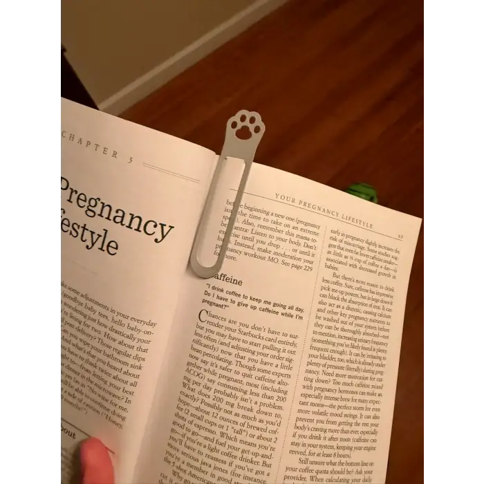 Kedi Patisi Kitap Ayracı 3’lü Set PLA – 3D Yazıcı Bookmark