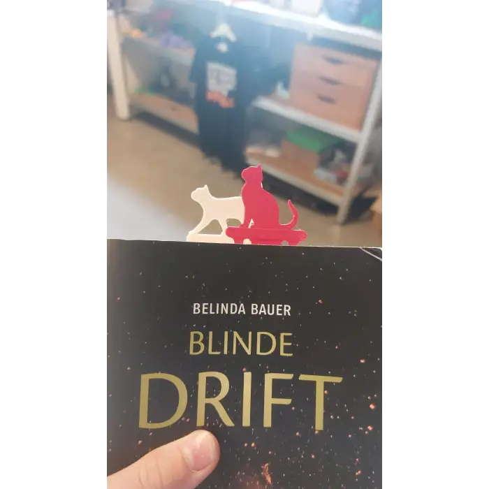 Kedili Kitap Ayracı 5’li Set PLA – 3D Yazıcı Bookmark