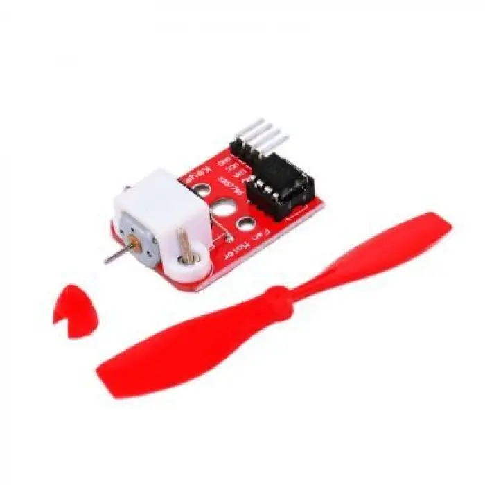 L9110 Sürücülü Motor ve Fan Modülü - 5V Yangın Söndüren Robot Pervane Kiti