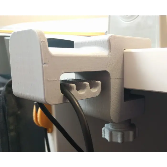 Masa Kenarı Vidalı Kulaklık Standı PLA – 3D Yazıcı Kulaklık Tutucu
