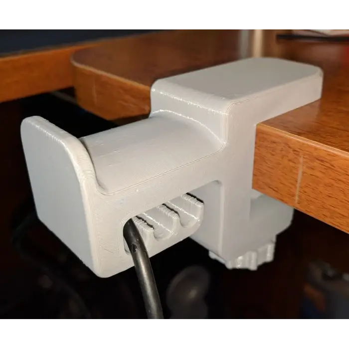 Masa Kenarı Vidalı Kulaklık Standı PLA – 3D Yazıcı Kulaklık Tutucu