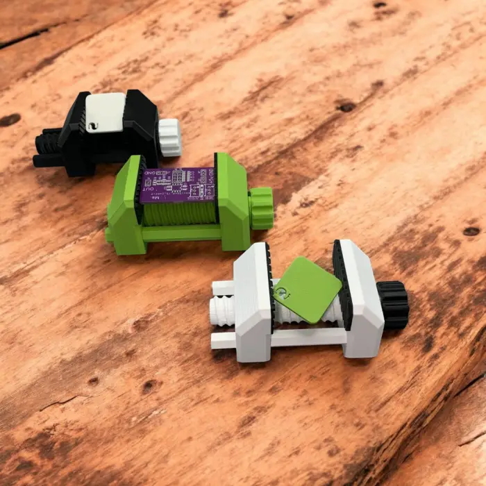 Mini Elektronikçi Mengene PLA – 3D Yazıcı Hobi Mengene 0-45mm