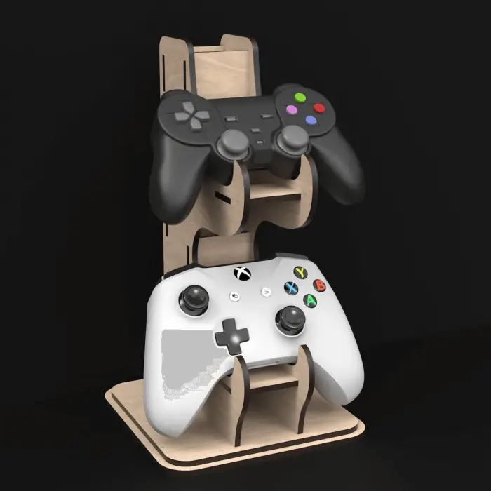 Nexus-Dock Ahşap MDF Xbox & PlayStation Oyun Kolu Standı