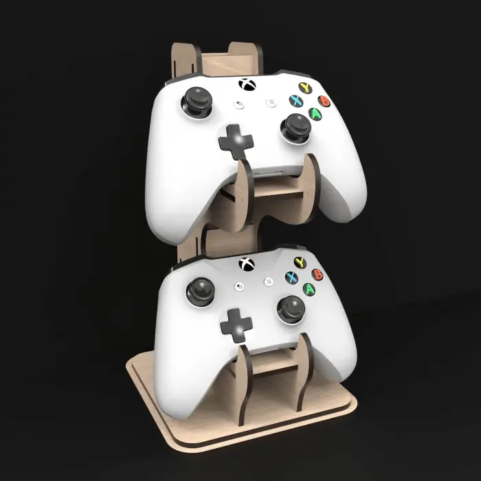 Nexus-Dock Ahşap MDF Xbox & PlayStation Oyun Kolu Standı