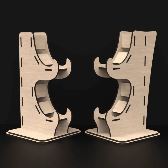 Nexus-Dock Ahşap MDF Xbox & PlayStation Oyun Kolu Standı