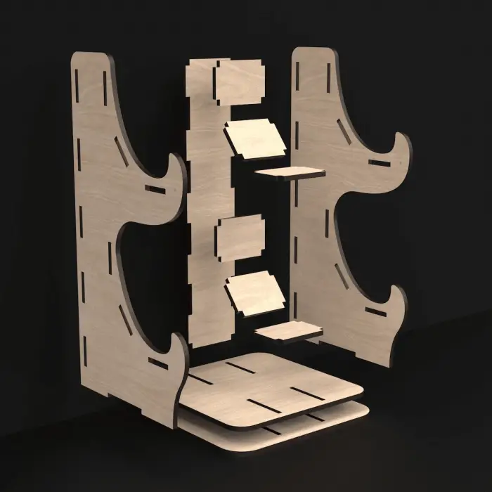 Nexus-Dock Ahşap MDF Xbox & PlayStation Oyun Kolu Standı