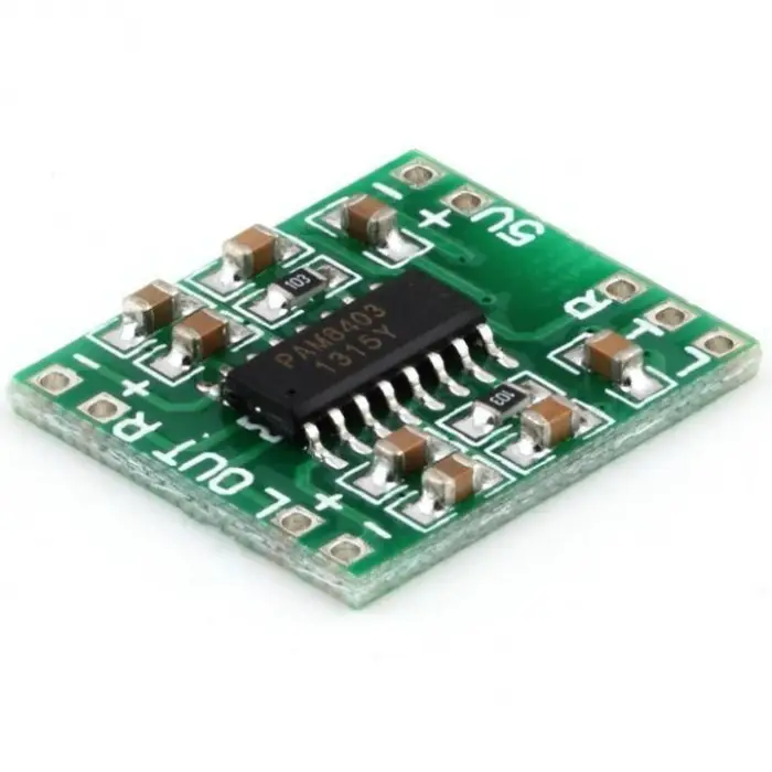 PAM8403 3W 2 Kanal Mini Dijital Amfi Devresi - 5V Ses Yükseltici Modülü