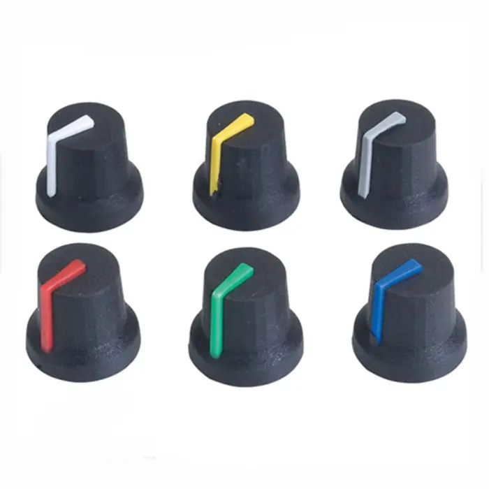 Potansiyometre Başlığı - 6mm Standart Mil Uyumlu - Ergonomik Kontrol Düğmesi