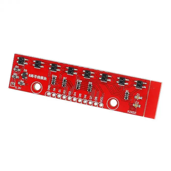 QTR-8A 8li Çizgi Algılama Sensör Kartı - Analog Kızılötesi (IR) Robot Sensörü