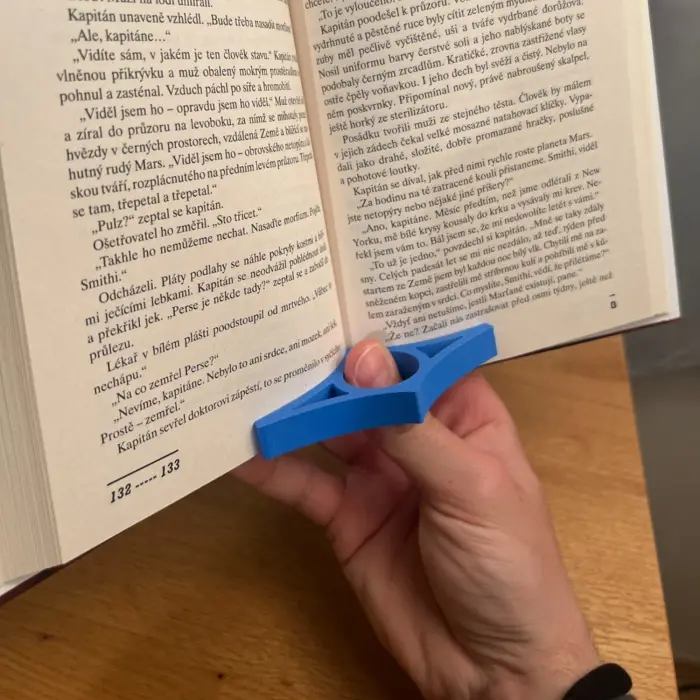 Sayfa Tutucu Kitap Ayracı PLA – 3D Yazıcı Bookmark