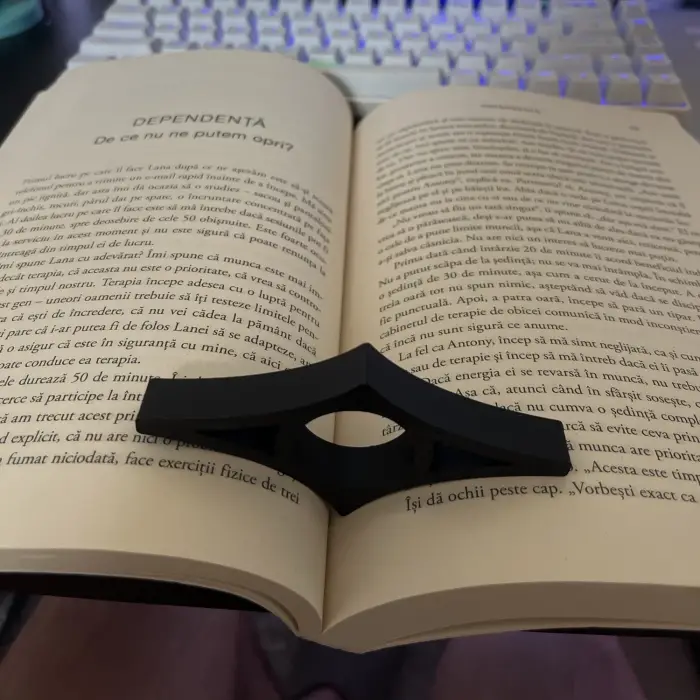 Sayfa Tutucu Kitap Ayracı PLA – 3D Yazıcı Bookmark