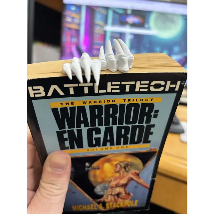 Şeytanın Elleri Kitap Ayracı PLA – 3D Yazıcı Bookmark