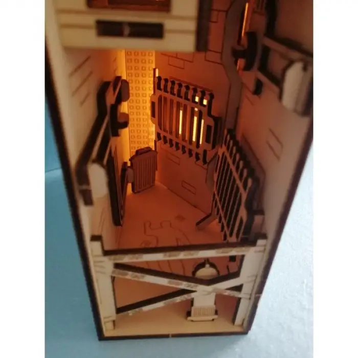 Sherlock Holmes Cinayet Mahali Book Nook Kitap Tutucu - DIY Gizemli Dedektif Maket Kit