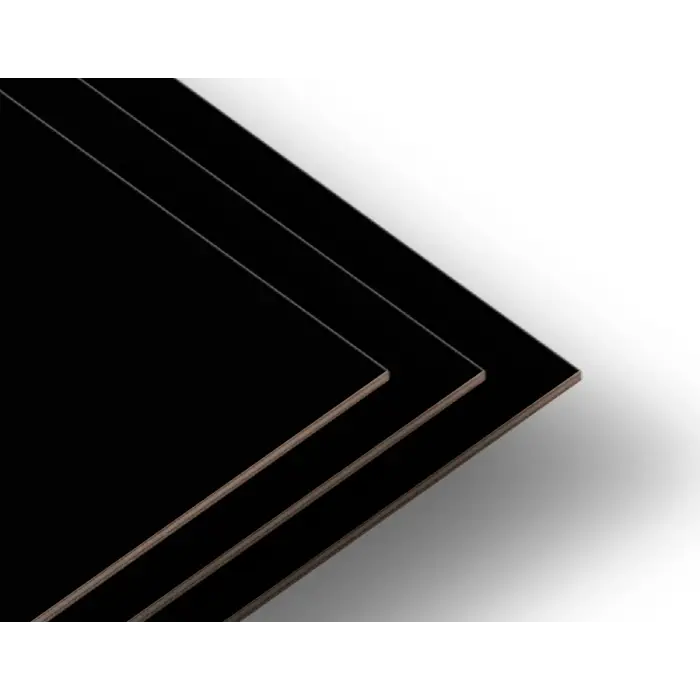 Siyah Çift Yüz Boyalı MDF 3mm Lazer Kesim Plaka - Özel Ebat Seçenekli