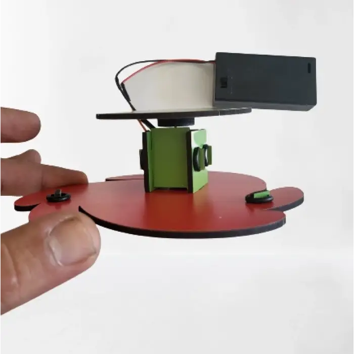 STEM Renk Şelalesi Eğitim Kiti - Spinart Motorlu Sanat ve Mekanik Deney Seti
