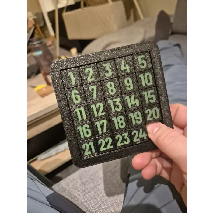 Sürgülü Bulmaca PLA – Kaydırmalı Zeka Oyunu (3x3 / 4x4 / 5x5 / 6x6)