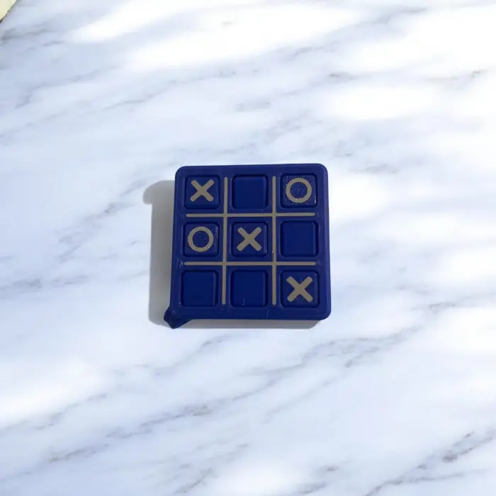 TicTacToe Oyunu Anahtarlık PLA – 3D Yazıcı XOX Strateji Oyunu