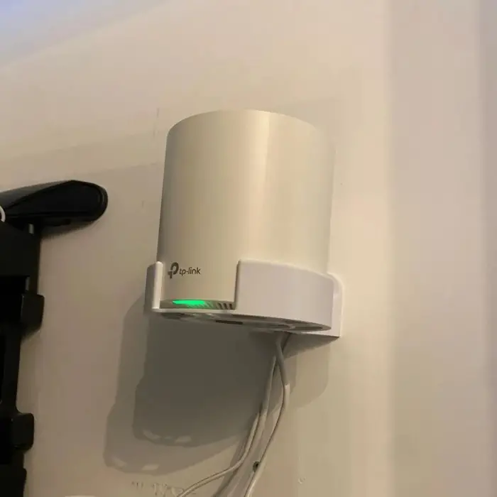 TP-Link Deco X10 X20 X50 X55 X60 Uyumlu Duvar Standı - Beyaz Evrensel Mesh Askı Aparatı